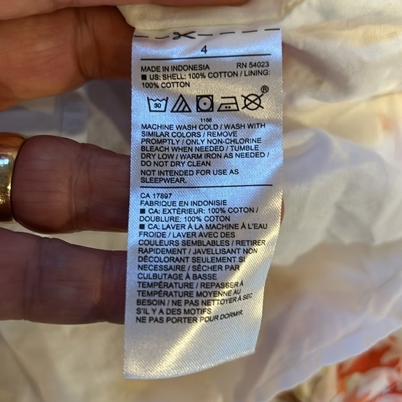 Janie and Jack Girls Floral Cotton Tank Top Size 4 - Picture 5 of 7